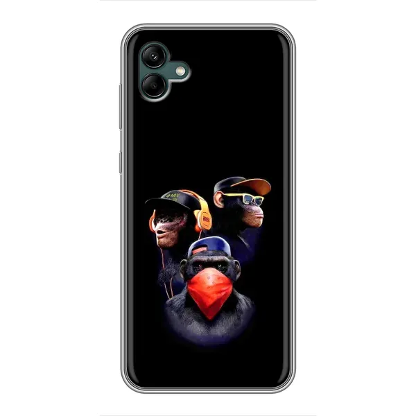 Чехол с рисунком «Три обезьяны» для Samsung Galaxy A04 Чехол с рисунком «Три обезьяны» для Samsung Galaxy A04