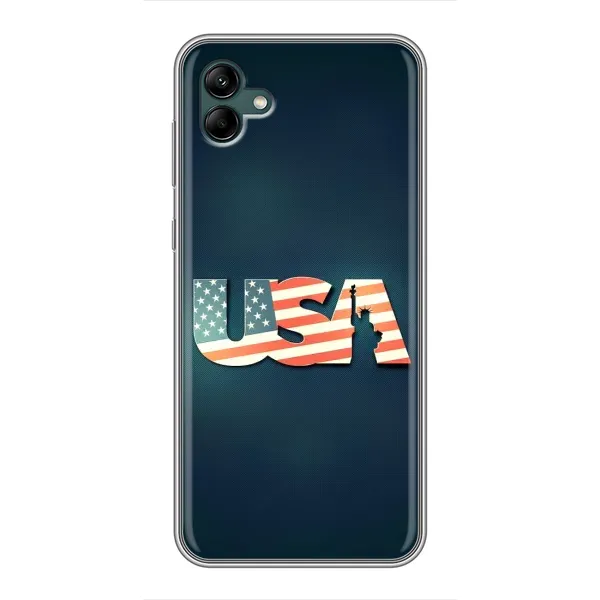 Чехол с рисунком «USA» для Samsung Galaxy A04 Чехол с рисунком «USA» для Samsung Galaxy A04