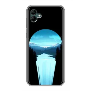 Летний Чехол на Samsung Galaxy A04 (Синий Водопад)