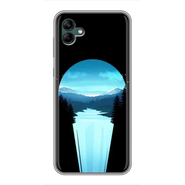 Чехол с рисунком «Синий Водопад» для Samsung Galaxy A04 Чехол с рисунком «Синий Водопад» для Samsung Galaxy A04