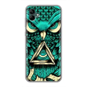 Чехлы с принтом СОВЫ для Samsung Galaxy A04 (Зеленая сова)