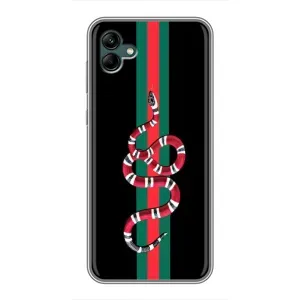 Чехлы Бренд GUCCI для Samsung Galaxy A04 (Змей Гуччи)