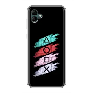 Чехол КИБЕРСПОРТ для Samsung Galaxy A04 (Значки Sony)