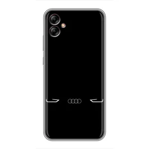 Силиконовый бампер с картинкой машины на Samsung Galaxy A04e (A042) (Силует Audi)