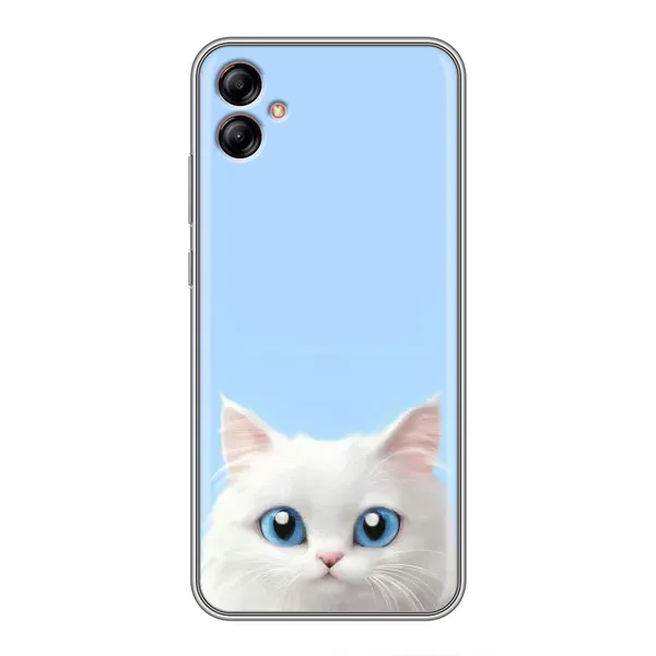 Чехол с рисунком «Белый кот» для Samsung Galaxy A04e (A042) Чехол с рисунком «Белый кот» для Samsung Galaxy A04e (A042)