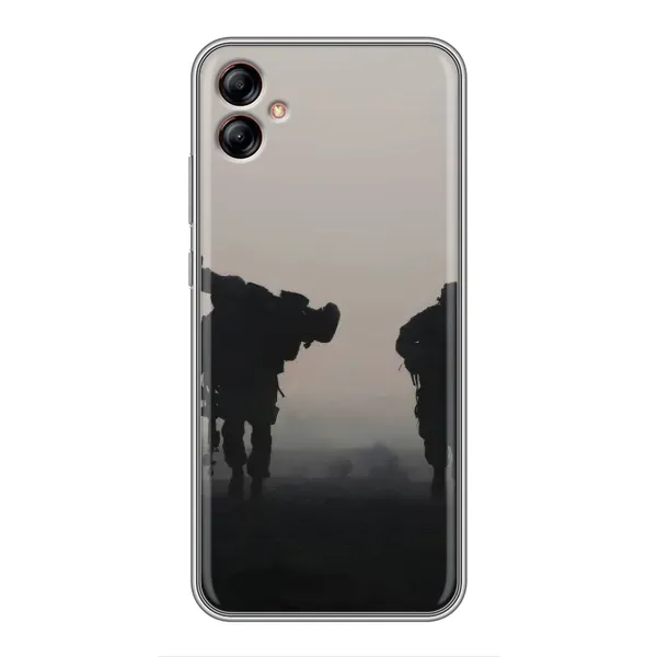 Чехол с рисунком «Бой солдат» для Samsung Galaxy A04e (A042) Чехол с рисунком «Бой солдат» для Samsung Galaxy A04e (A042)