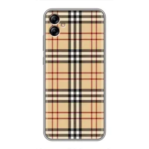Чехол с Брендами одежды на Самсунг А04е (Burberry стиль)