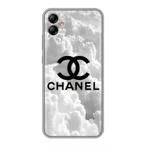 Чехол с Брендами одежды на Самсунг А04е (CHANEL)
