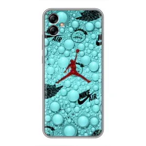 Силиконовый Чехол Nike Air Jordan на Самсунг А04е (Джордан Найк)
