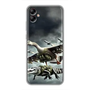 Чохол з мемами траралело тралала для Samsung Galaxy A04e (A042) (Гусіні і крокоділо)
