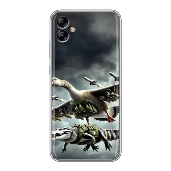 Чехол с рисунком «Гусини и крокодило» для Samsung Galaxy A04e (A042) Чехол с рисунком «Гусини и крокодило» для Samsung Galaxy A04e (A042)