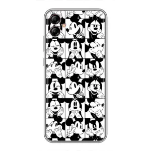 Чехлы с принтом Микки Маус на Samsung Galaxy A04e (A042) (Коллаж Микки Маус)