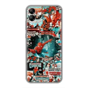 Чехол Супергерой Человека Паука на Samsung Galaxy A04e (A042) (Комиксы Человек Паук)