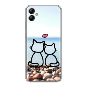 Силіконові Чохли Коханій людині для Samsung Galaxy A04e (A042) (Котейки)