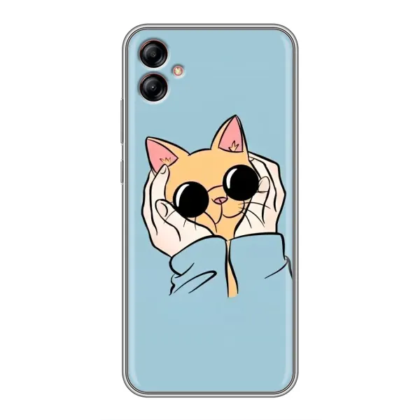 Чехол с рисунком «КОТИК в очках» для Samsung Galaxy A04e (A042) Чехол с рисунком «КОТИК в очках» для Samsung Galaxy A04e (A042)