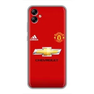 Силиконовые Чехлы принт Футбол на Samsung Galaxy A04e (A042) (Man United)