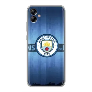 Силиконовые Чехлы принт Футбол на Samsung Galaxy A04e (A042) (ManCity)