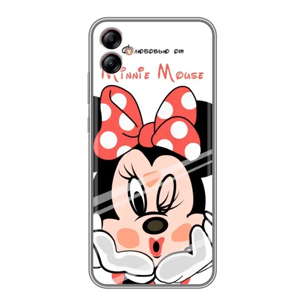 Чехол с рисунком «Minni Mouse» для Samsung Galaxy A04e (A042) Чехол с рисунком «Minni Mouse» для Samsung Galaxy A04e (A042)