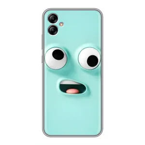 Силиконовые Чехлы (смешные стикеры) для Samsung Galaxy A04e (A042) (Забавное мятное лицо)