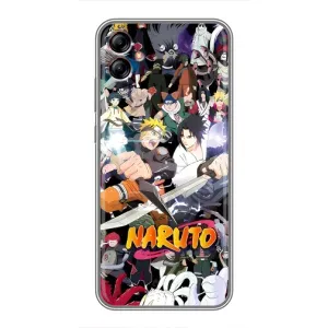 Купить Чехлы на телефон с принтом Anime для Samsung Galaxy A04e (A042) (Наруто постер)