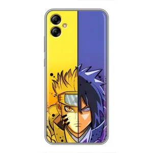 Купить Чехлы на телефон с принтом Anime для Samsung Galaxy A04e (A042) (Naruto Vs Sasuke)