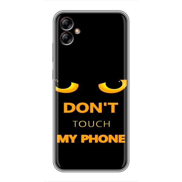 Чехол с рисунком «Не трогай мой телефон» для Samsung Galaxy A04e (A042) Чехол с рисунком «Не трогай мой телефон» для Samsung Galaxy A04e (A042)