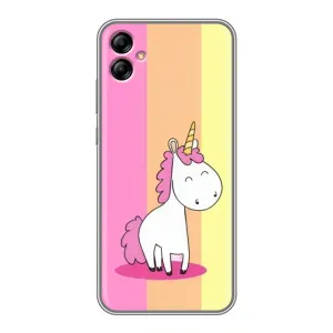 Чехол Unicorn на Samsung Galaxy A04e (A042) (Радужный Единорог)
