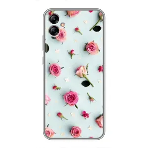 Чехлы с принтом Розочки для Samsung Galaxy A04e (A042) (Разные цветы)