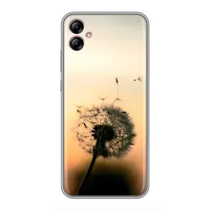 Силиконовый Чехол с одуванчиками на Samsung Galaxy A04e (A042) (Роздумаханый одуванчик)