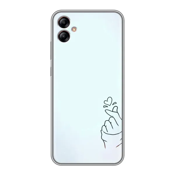 Чехол с рисунком «Сердце на голубом» для Samsung Galaxy A04e (A042) Чехол с рисунком «Сердце на голубом» для Samsung Galaxy A04e (A042)