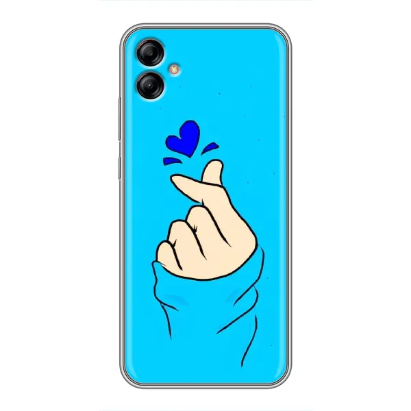 Чехол с рисунком «Сердце на синем» для Samsung Galaxy A04e (A042) Чехол с рисунком «Сердце на синем» для Samsung Galaxy A04e (A042)