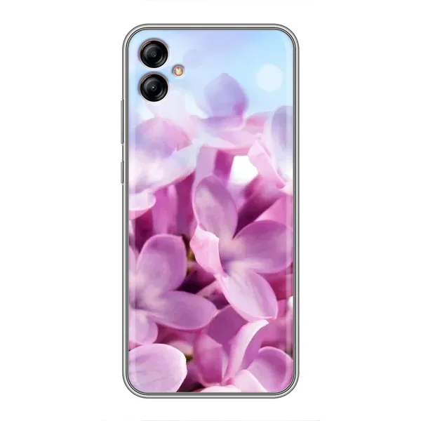 Чехол с рисунком «Сиреневые цветы» для Samsung Galaxy A04e (A042) Чехол с рисунком «Сиреневые цветы» для Samsung Galaxy A04e (A042)