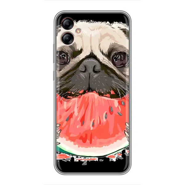 Чехол с рисунком «Смешной Мопс» для Samsung Galaxy A04e (A042)