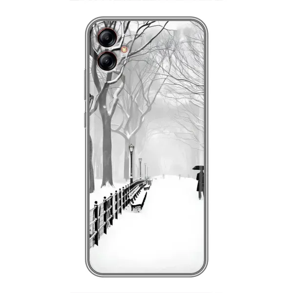 Чехол с рисунком «Снегом замело» для Samsung Galaxy A04e (A042)