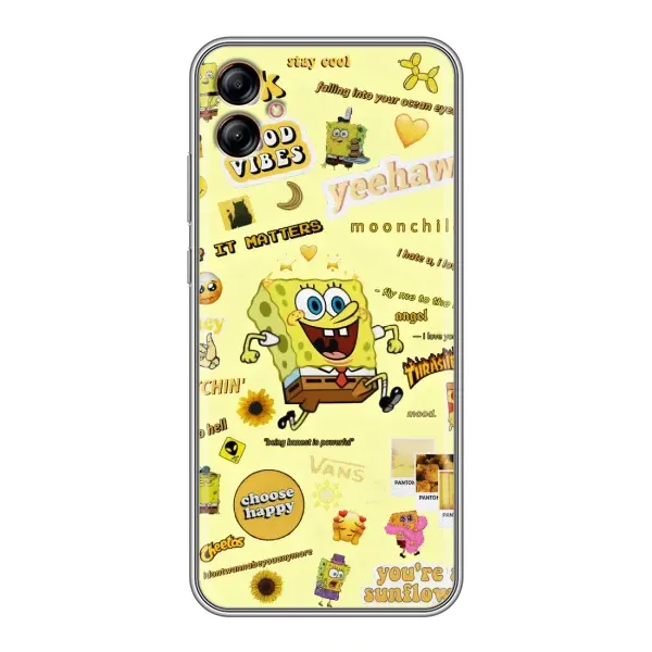 Чехол с рисунком «Спанч Боб бежит» для Samsung Galaxy A04e (A042) Чехол с рисунком «Спанч Боб бежит» для Samsung Galaxy A04e (A042)