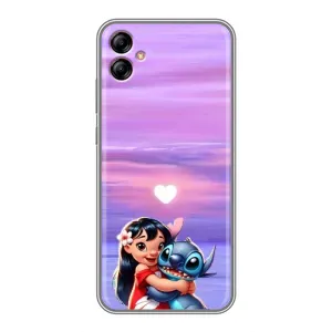 Чехол с рисунком Стич для Samsung Galaxy A04e (A042) (Стич и Лило)
