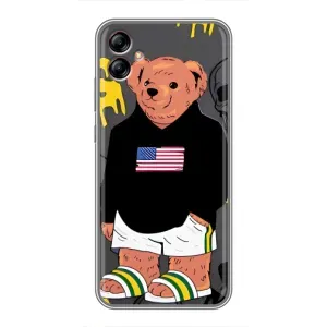 Чехлы Мишка Тедди для Самсунг А04е (Teddy USA)