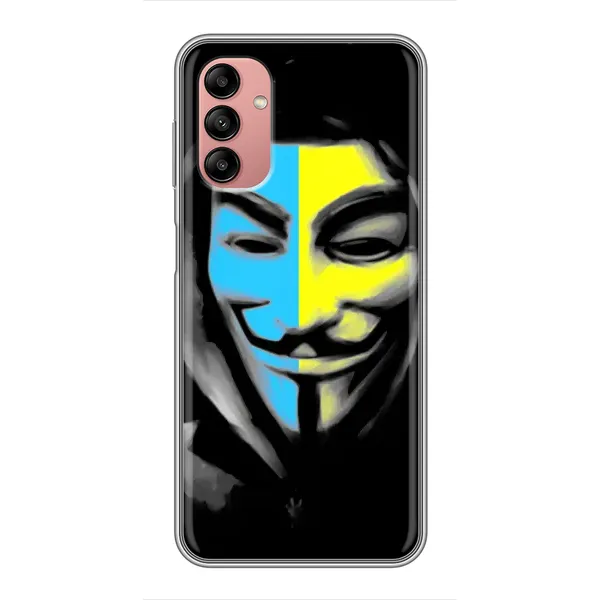 Чехол с рисунком «Анонимус патриот» для Samsung Galaxy A04s Чехол с рисунком «Анонимус патриот» для Samsung Galaxy A04s