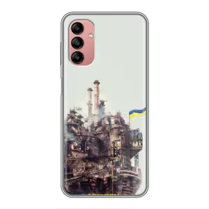 Чехлы на военную тематику для Samsung Galaxy A04s (Азовсталь)