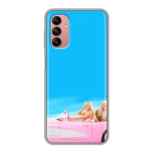 Силиконовый Чехол Барби Фильм на Samsung Galaxy A04s (Барби и Кен)