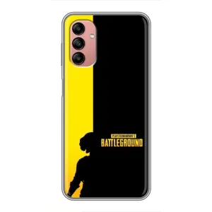 Чохол (TPU) з картинкою "Лого Пабг" на Самсунг А04с (Battlegrounds)