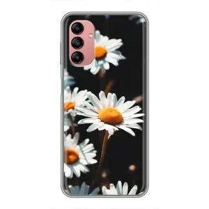 Чехол с ромашками на Samsung Galaxy A04s (Белые ромашки)