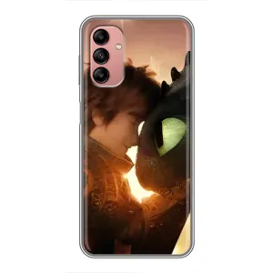 Чехол дракон Беззубик для Samsung Galaxy A04s (Беззубик и Иккинг)
