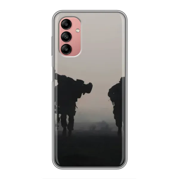 Чехол с рисунком «Бой солдат» для Samsung Galaxy A04s
