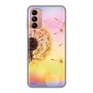 Силиконовый Чехол с одуванчиками на Samsung Galaxy A04s (Цветок-одуванчик)