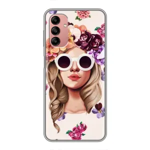 Чохол з картинкою Модні Дівчата Samsung Galaxy A04s (Дівчина в окулярах)