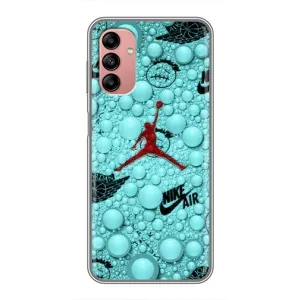 Силиконовый Чехол Nike Air Jordan на Самсунг А04с (Джордан Найк)