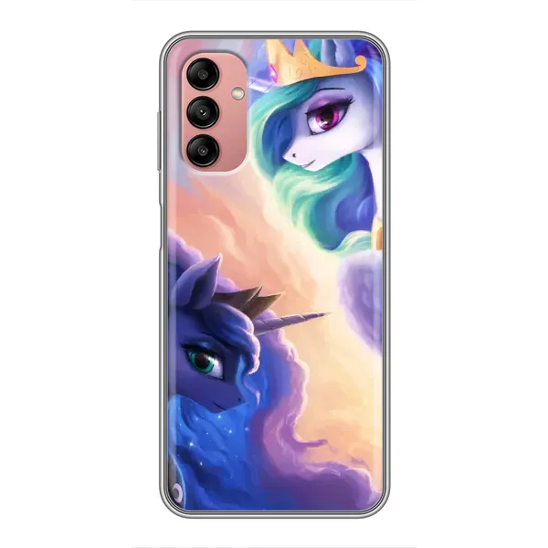 Чехол с рисунком «Единорожки на тучках» для Samsung Galaxy A04s Чехол с рисунком «Единорожки на тучках» для Samsung Galaxy A04s