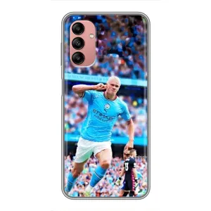 Чехлы с принтом для Samsung Galaxy A04s Футболист (фанаты Холанда)