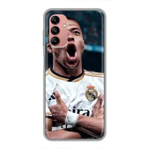 Чехол (TPU) с Футболистом на Samsung Galaxy A04s (Гол Мбаппе)
